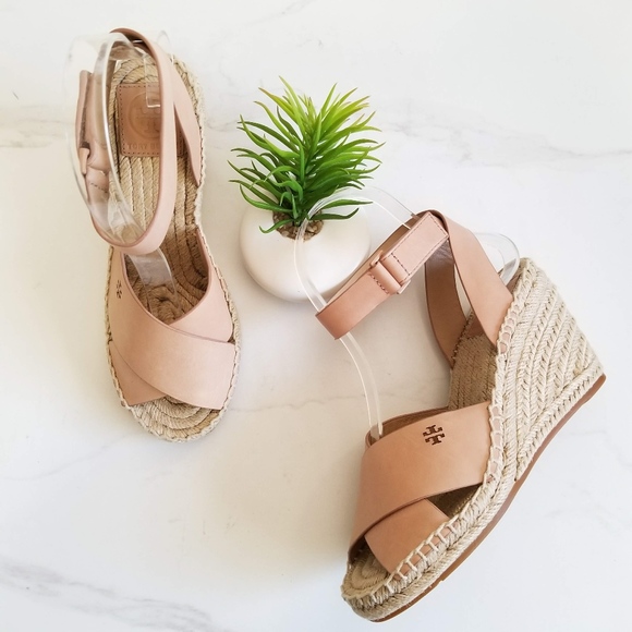 Tory Burch Shoes - Tory Burch Bima Wedge Espadrille Heels Sandals